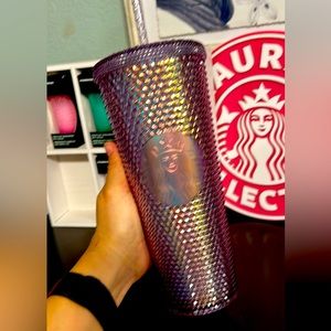 Starbucks Overseas Twinkle Purple Studded Cupid